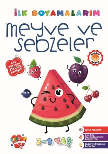 İlk Boyamalarım – Meyve ve Sebzeler | Kitap Ambarı