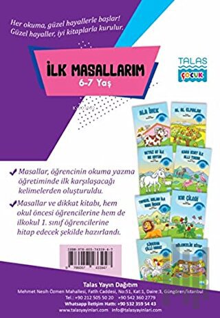 İlk Masallarım ( 8 Kitap Set ) | Kitap Ambarı