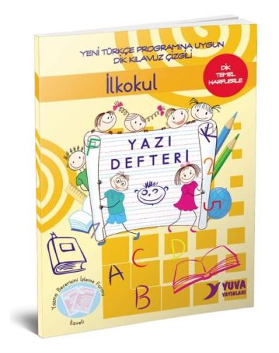 İlkokul 1. Sınıf Yazı Defteri-Dik Temel Harflerle | Kitap Ambarı