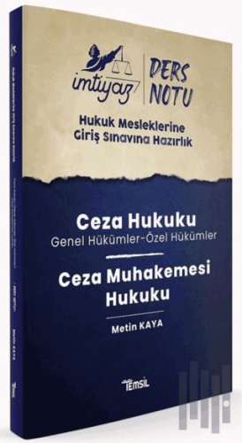 İmtiyaz HMGS Ders Notları Ceza Hukuku & Ceza Muhakemesi Hukuku | Kitap