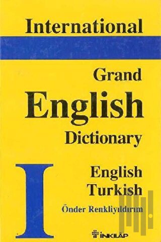 International Grand English Dictionary English - Turkish (Ciltli) | Ki