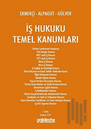 İş Hukuku Temel Kanunları (Ciltli) | Kitap Ambarı