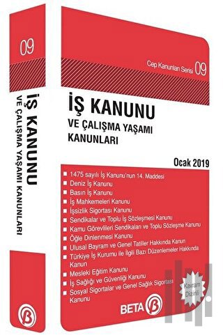 İş Kanunu ve Çalışma Yaşamı Kanunları Ocak 2019 | Kitap Ambarı