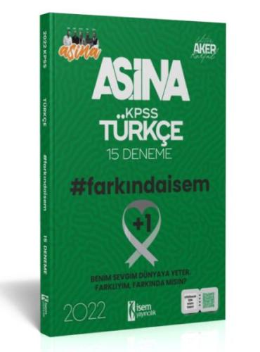 2022 Aşina Farkındaİsem KPSS Türkçe 15 Deneme | Kitap Ambarı