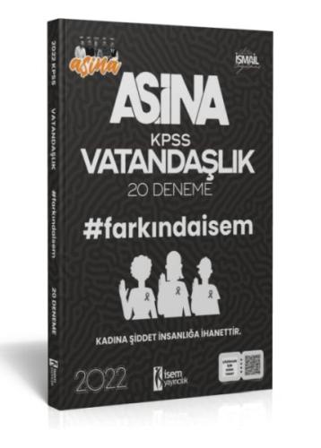 2022 Aşina Farkındaİsem KPSS Vatandaşlık 20 | Kitap Ambarı