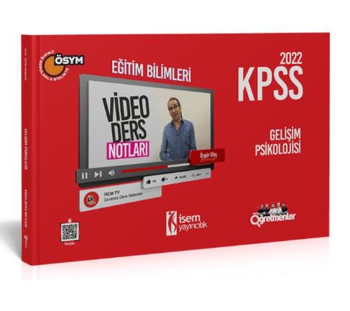 2022 KPSS Eğitim Bilimleri Gelişim Psikolojisi Video Ders Notu | Kitap