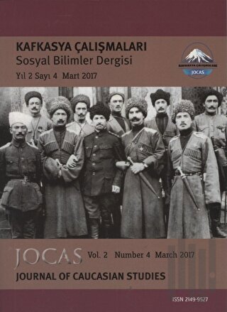 Kafkasya Çalışmaları Sosyal Bilimler Dergisi Yıl:2 Sayı:4 Mart 2017 | 