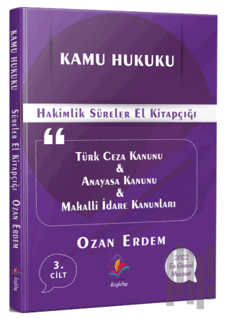 Kamu Hukuku Hakimlik Süreler El Kitapçığı | Kitap Ambarı