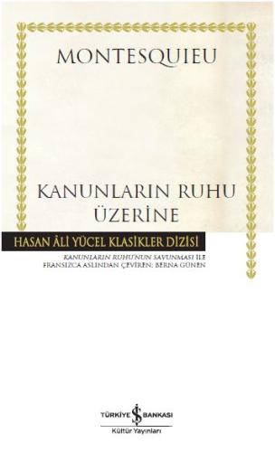 Kanunların Ruhu Üzerine (Ciltli) | Kitap Ambarı