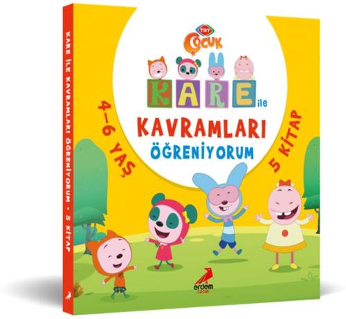 Kare ile Kavramları Öğreniyorum (5 kitap Takım) | Kitap Ambarı