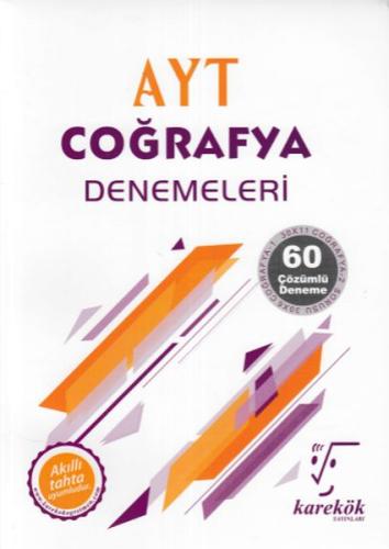 AYT Coğrafya Denemeleri 60 Çözümlü Deneme | Kitap Ambarı