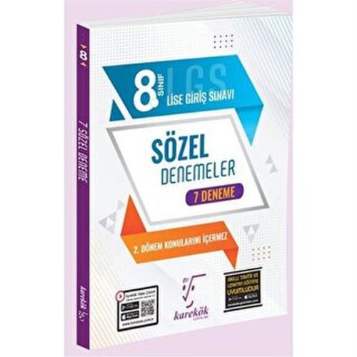 Karekök Yayınları 8. Sınıf LGS 7'li Sözel Deneme | Kitap Ambarı