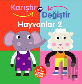 Karıştır ve Değiştir Hayvanlar 2 (Ciltli) | Kitap Ambarı