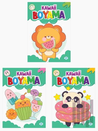 Kawaii Boyama Seti (3 Kitap) | Kitap Ambarı