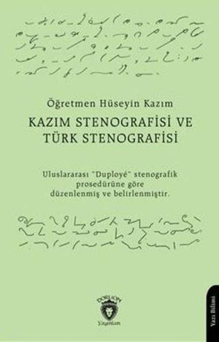 Kazım Stenografisi ve Türk Stenografisi | Kitap Ambarı