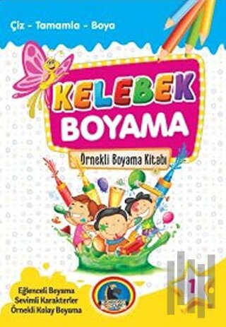 Kelebek Boyama Kitabı (8 Kitap Takım) | Kitap Ambarı