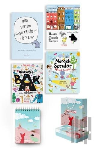 Ketebe Çocuk Set 3 (4 Kitap Takım + Çanta Kutu ve Defter Hediyeli) (Ci