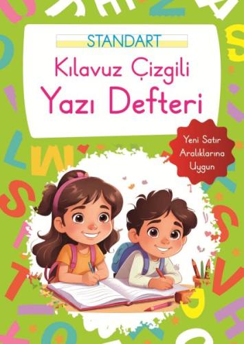 Kılavuz Çizgili Yazı Defteri Büyük Boy - Yeşil | Kitap Ambarı