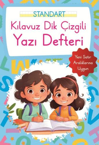 Kılavuz Dik Çizgili Yazı Defteri Küçük Boy - Mavi | Kitap Ambarı