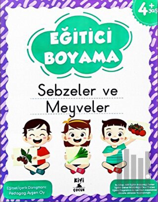 Kivi Eğitici Boyama Sebzeler Ve Meyveler | Kitap Ambarı