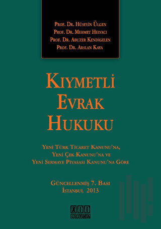 Kıymetli Evrak Hukuku | Kitap Ambarı