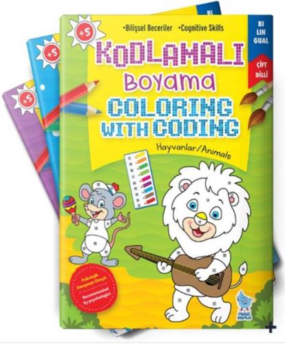 Kodlamalı Boyama (4 Kitap) | Kitap Ambarı