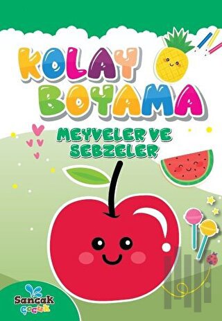 Kolay Boyama - Meyveler ve Sebzeler | Kitap Ambarı