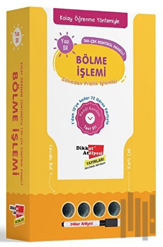 Kolay Öğrenme Yöntemiyle Yaz Sil Bölme İşlemi Oyunu | Kitap Ambarı