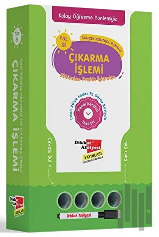 Kolay Öğrenme Yöntemiyle Yaz Sil Çıkarma İşlemi Oyunu | Kitap Ambarı