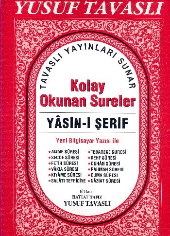 Kolay Okunan Sureler - Yasin-i Şerif (Cami Boy) (CB01) | Kitap Ambarı