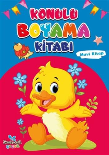 Konulu Boyama Kitabı - Mavi Kitap | Kitap Ambarı