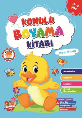 Konulu Boyama - MavinKitap (3-4 Yaş) | Kitap Ambarı