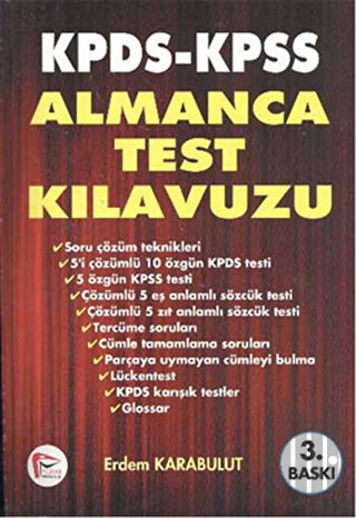 KPDS KPSS Almanca Test Kılavuzu | Kitap Ambarı