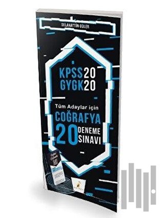 KPSS 2020 GYGK - Tüm Adaylar İçin Coğrafya 25 Deneme Sınavı | Kitap Am