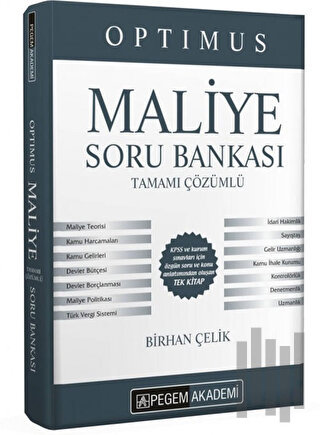 KPSS A Grubu Optimus Maliye Tamamı Çözümlü Soru Bankası | Kitap Ambarı