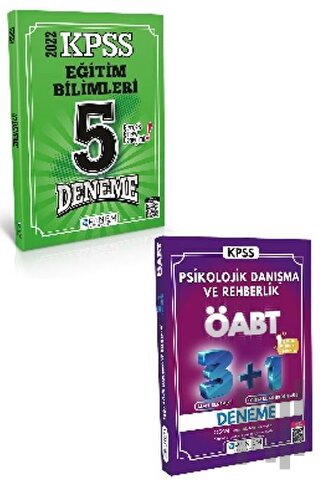 KPSS Eğitim Bilimleri 5 Deneme + ÖABT Psikolojik Danışma ve Rehberlik 