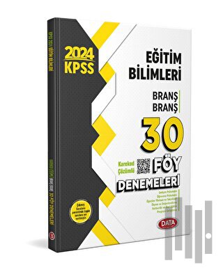 KPSS Eğitim Bilimleri Branş Branş 30 Föy Denemeleri (Karekod Çözümlü) 