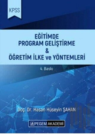 KPSS Eğitimde Program Geliştirme ve Öğretim İlke ve Yöntemleri | Kitap