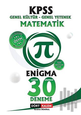 KPSS Enigma Matematik Tamamı Çözümlü 30 Deneme | Kitap Ambarı