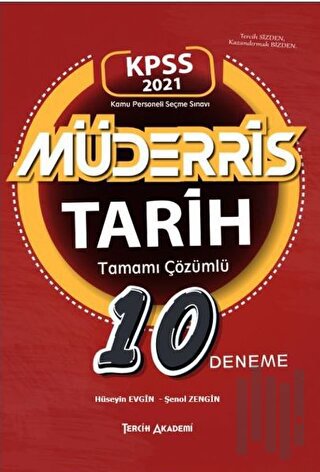 KPSS Müderris Tarih Tamamı Çözümlü 10 Deneme | Kitap Ambarı