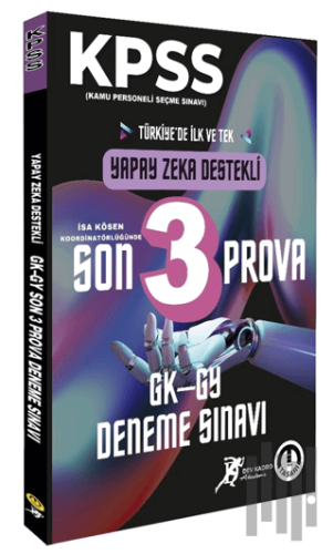 KPSS Önlisans Yapay Zeka Destekli Son 3 Prova | Kitap Ambarı