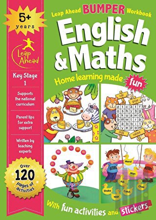 Leap Ahead Bumper Workbook: 5+ Years English and Maths | Kitap Ambarı