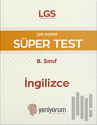 LGS Çek Kopar Süper Test 8. Sınıf İngilizce | Kitap Ambarı