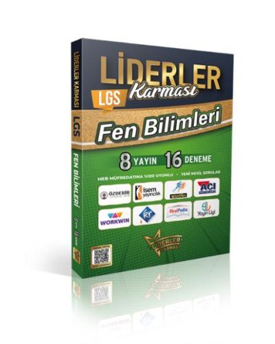 LGS Fen Bilimleri Denemeleri 8 Yayın 16 Deneme | Kitap Ambarı