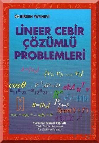 Lineer Cebir Çözümlü Problemleri | Kitap Ambarı