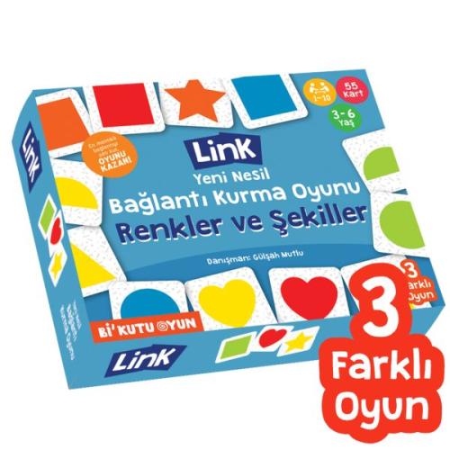 Link - Bağlantı Kurma Oyunu: Renkler ve Şekiller | Kitap Ambarı