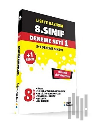 Liseye Hazırım 8. Sınıf Deneme Seti 1 (6 Fasikül) | Kitap Ambarı