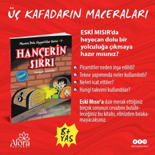 Macera Dolu Uygarlıklar - 1 Hançerin Sırrı - Mısır | Kitap Ambarı