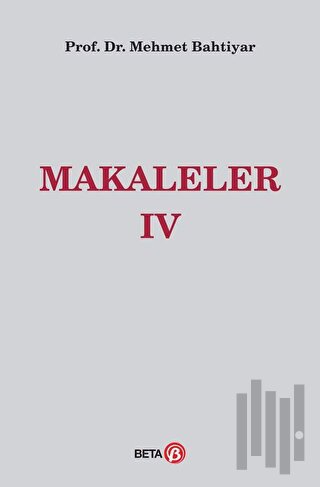 Makaleler 4 (Ciltli) | Kitap Ambarı