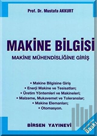 Makine Bilgisi | Kitap Ambarı